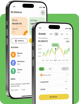Interface de la plateforme de trading Couponeau avec données de marché en temps réel